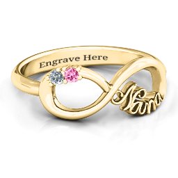 2-10 Stone Nana Infinity Ring