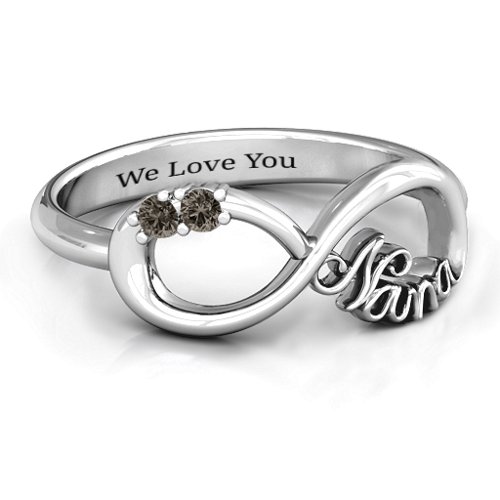 2-10 Stone Nana Infinity Ring