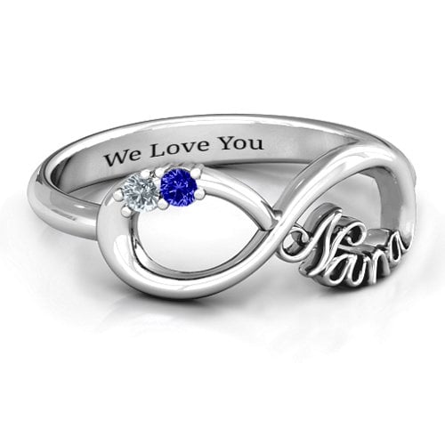 2-10 Stone Nana Infinity Ring
