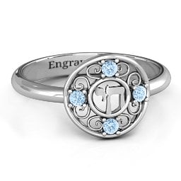 Chai Filigree Ring