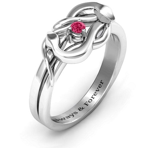 Snake Lover's Knot Ring