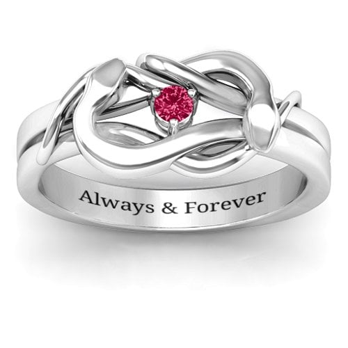 Snake Lover's Knot Ring