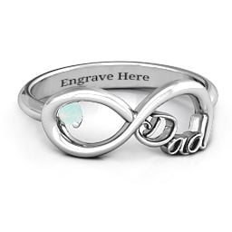 Dad Infinity Ring