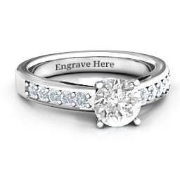 Peekaboo Ring in 925 Sterling Silver