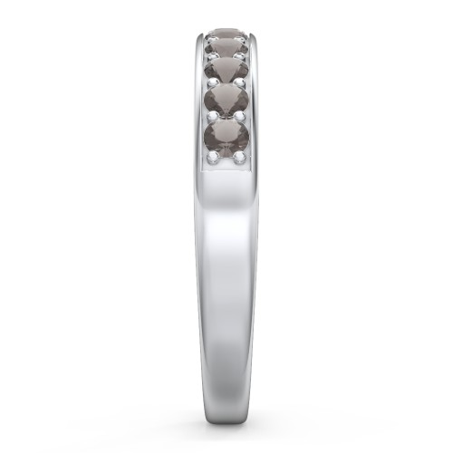 Shadow Band of Stones Ring