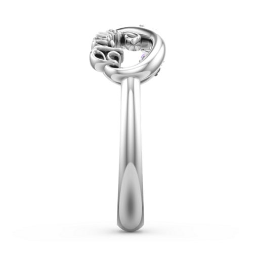 Family Infinite Love with Stones Ring