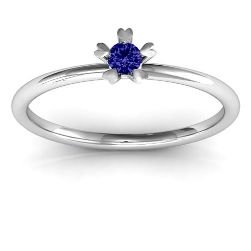 Stackr Hugging Heart Stone Ring