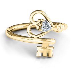 Key to Her Heart Ring