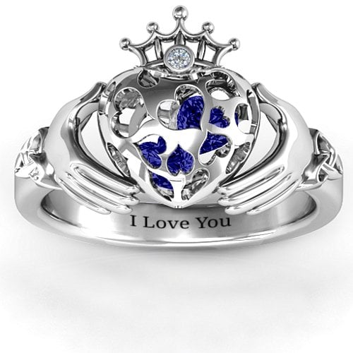 Caged Hearts Claddagh Ring