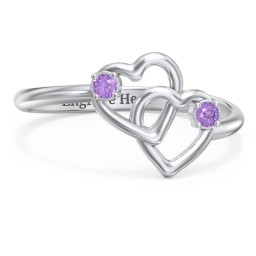 Linked in Love Ring