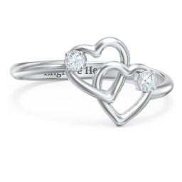 Linked in Love Ring