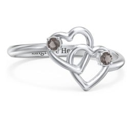 Linked in Love Ring