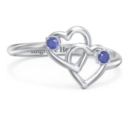 Linked in Love Ring