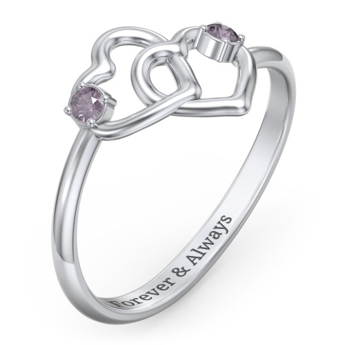 Linked in Love Ring