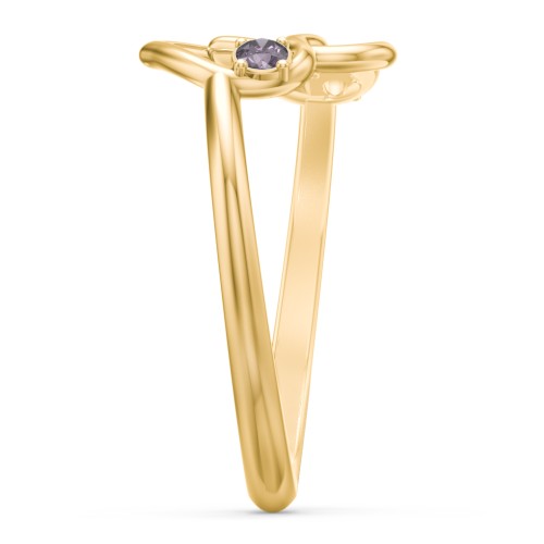 Linked in Love Ring