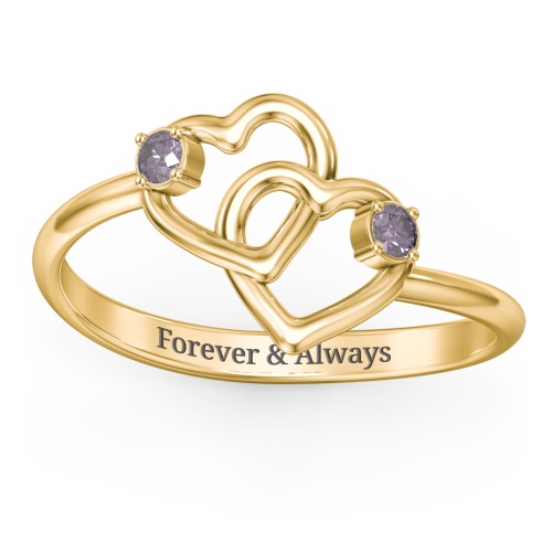 Linked in Love Ring