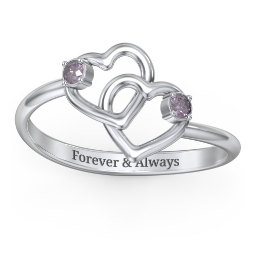 Linked in Love Ring