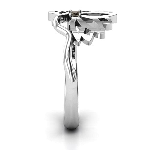 Leaves and Lotus Wrap Ring