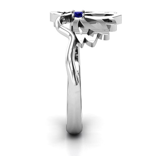 Leaves and Lotus Wrap Ring
