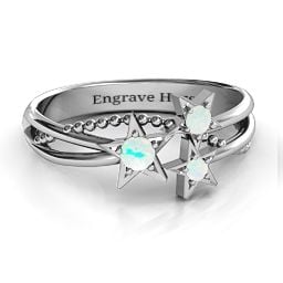 Twinkling Starlight Ring