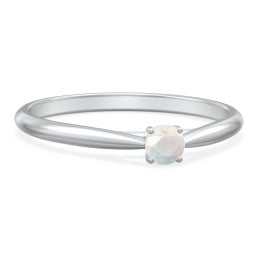 Classic Solitaire Sparkle Ring