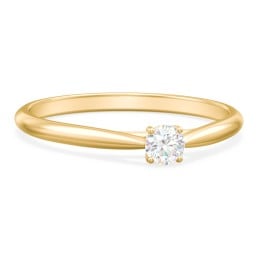 Classic Solitaire Sparkle Ring