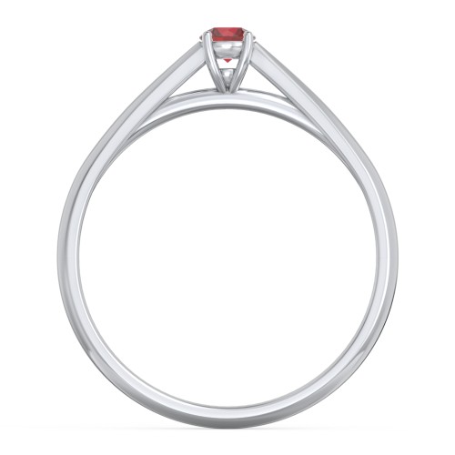 Classic Solitaire Sparkle Ring