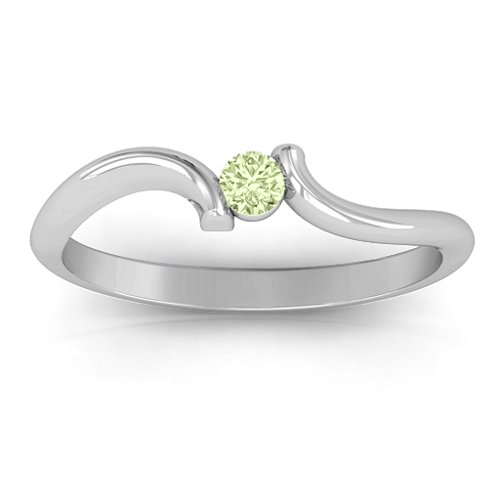 For Always Ring – Sterling Silver with Peridot