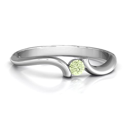 For Always Ring – Sterling Silver with Peridot