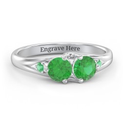 Darling Duo Double Gemstone Ring