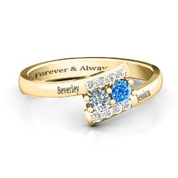 Must Be Love Two Stone Ring