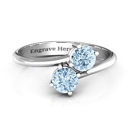 Destined For Love Double Gemstone Ring
