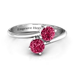 Destined For Love Double Gemstone Ring