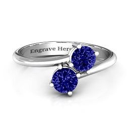 Destined For Love Double Gemstone Ring
