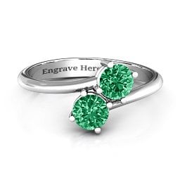 Destined For Love Double Gemstone Ring