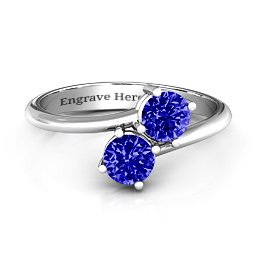Destined For Love Double Gemstone Ring