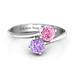Destined For Love Double Gemstone Ring