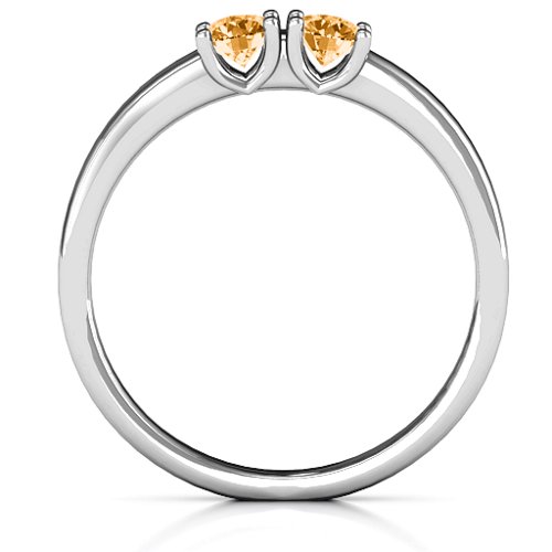 Meet In The Middle Two Stone Ring