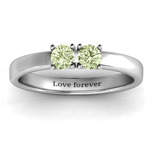 Meet In The Middle Two Stone Ring