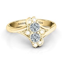 Sense of Style Two Stone Ring