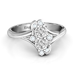 Sense of Style Two Stone Ring