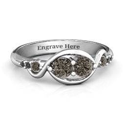 Classic Curves Two-Stone Ring