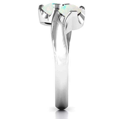 Two Stone Sparkle Ring