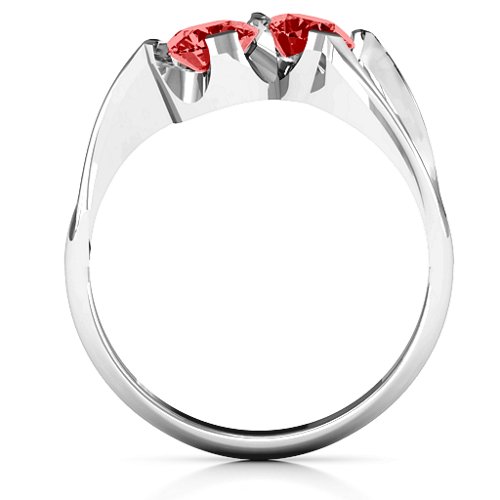Two Stone Sparkle Ring