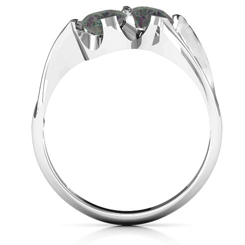 Two Stone Sparkle Ring