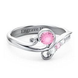 Family Flair Ring With 2-6 Birthstones