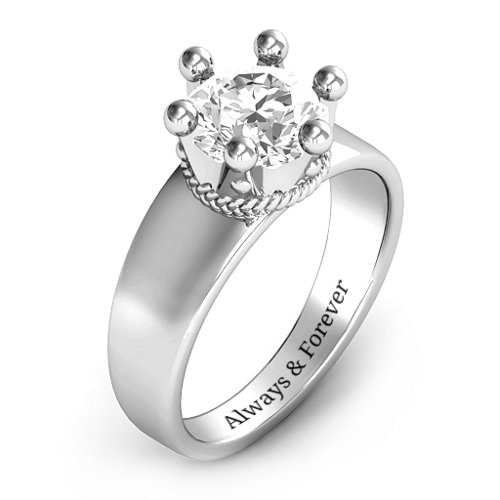 Radiant Royal Crown Ring