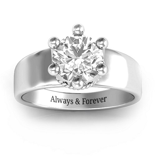 Radiant Royal Crown Ring