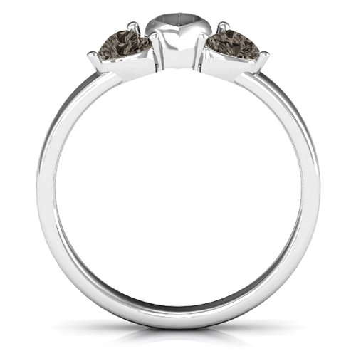 Sparkling Sweethearts Two-Stone Ring