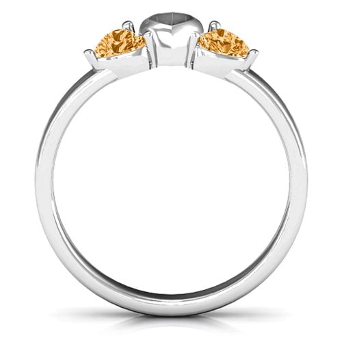 Sparkling Sweethearts Two-Stone Ring